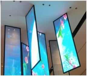 P10贴膜屏,屏风贴膜屏,LED贴膜云屏,LED智能光电玻璃屏