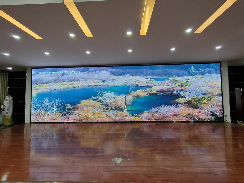 中国铝业青海分公司室内led屏项目