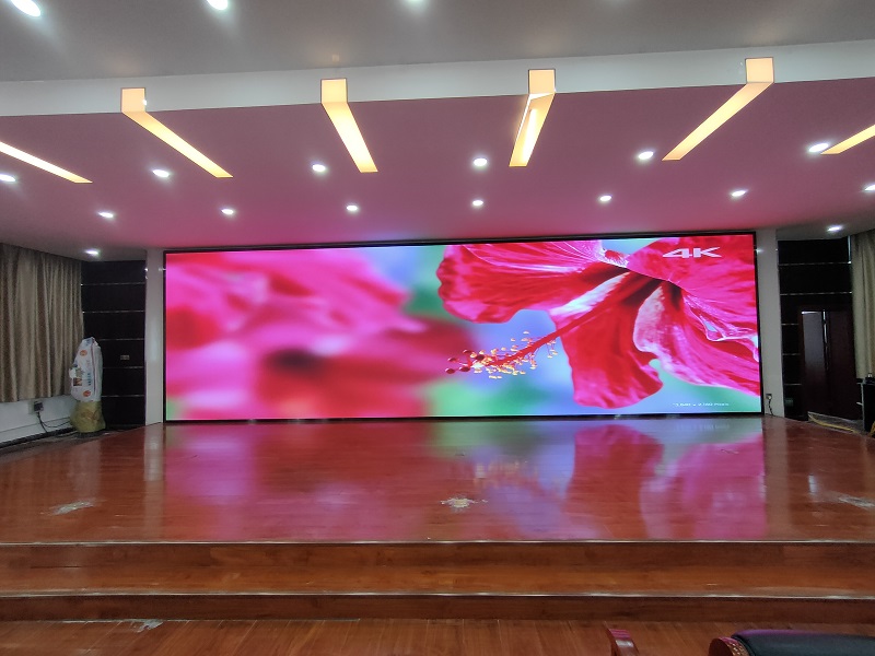 中国铝业青海分公司室内led屏项目